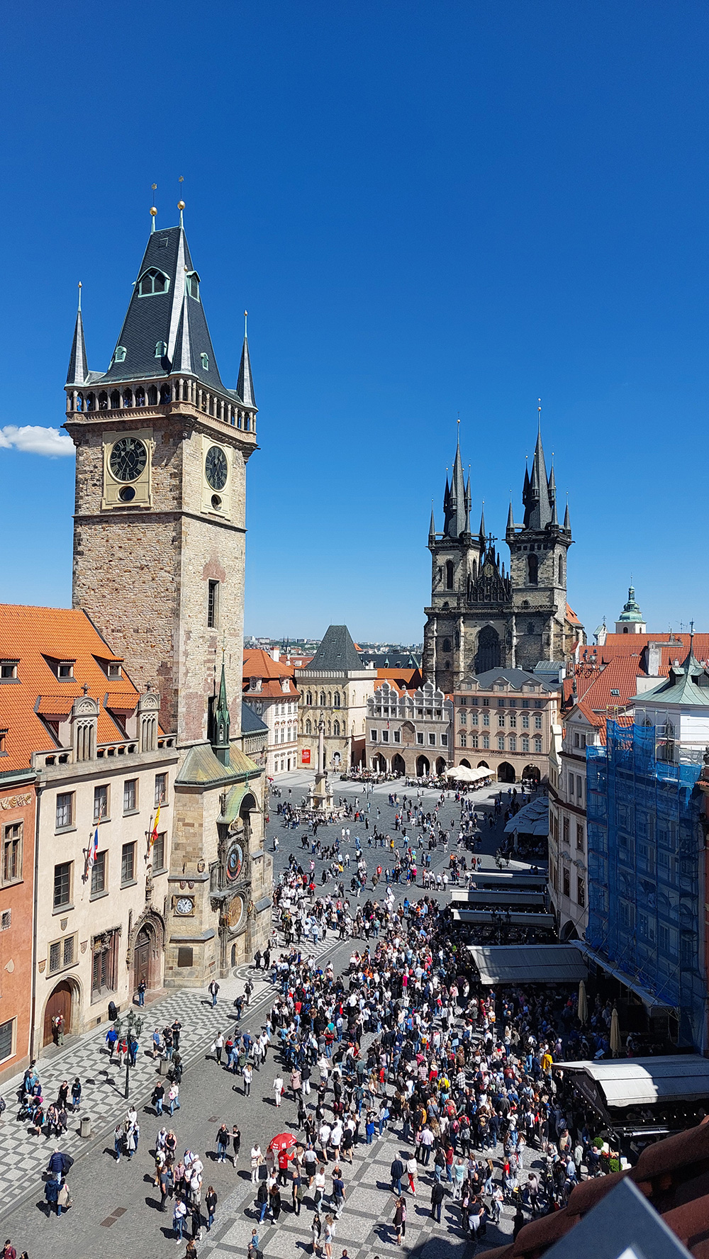 Abb. 31: Blick von einer Dachterrasse auf den Altstädter Ring, Foto: Bettina Motschmann