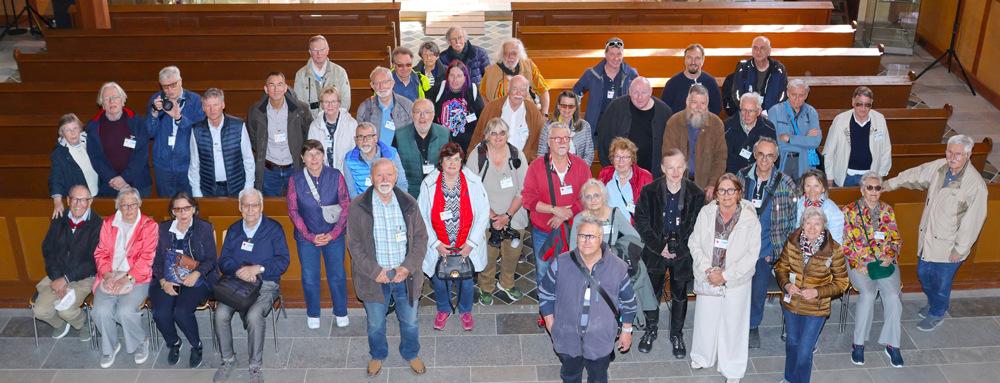 Abb.6: Gruppenbild in der Spitalkirche Bad Windsheim, Foto: Christine Berger