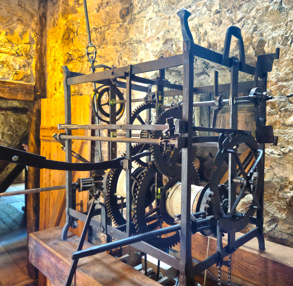 Abb. 13: Uhrwerk Forchtenberg, Foto: Silvio Marugg